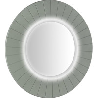 Sapho LUMIRO STRIP kulaté zrcadlo s LED osvětlením v rámu ø 75cm, verde LR750-4444S