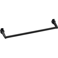 Aqualine Sušák ručníků na otopná tělesa 46cm rovný, černá mat IDR-50B