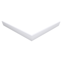 Polysan AURA 70 rohový panel, bílá 42691