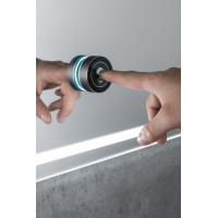 Sapho GEMINI zrcadlo s LED osvětlením 120x60cm, chytré funkce GM120K