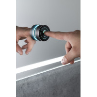 Sapho GEMINI zrcadlo s LED osvětlením 100x70cm, chytré funkce GM100K