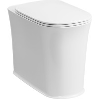 Kerasan THE NEW YORKER WC mísa stojící pro vysokou nádržku, 36, 5x60cm, spodní/zadní odpad, bílá 561801-1