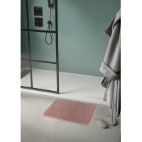 Gedy FUZZY koupelnová předložka, 60x100cm, 100% polyester, protiskluz, růžová 96FY100610