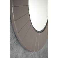 Sapho LUMIRO STRIP kulaté zrcadlo s LED osvětlením v rámu ø 75cm, agila LR750-4343S