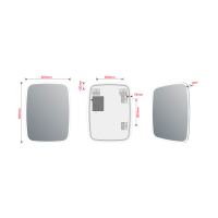 Sapho TONG zrcadlo s LED osvětlením 60x80cm TN6080