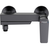 Aqualine FLERY nástěnná vanová/sprchová baterie, otočné ramínko, gun metal FY010GM