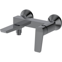 Aqualine FLERY nástěnná vanová/sprchová baterie, otočné ramínko, gun metal FY010GM