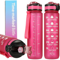 Láhev na vodu 1l - růžová