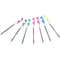 Barevná třpytivá gelová pera - sada 25 ks