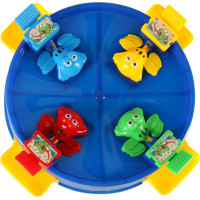 Arkádová hra Hladové žáby pro 4 hráče - modrá