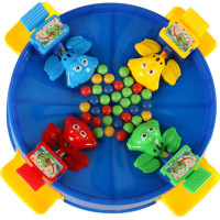 Arkádová hra Hladové žáby pro 4 hráče - modrá