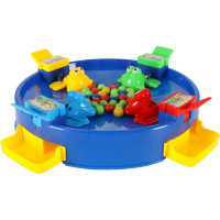 Arkádová hra Hladové žáby pro 4 hráče - modrá