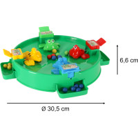 Arkádová hra Hladové žáby pro 4 hráče - zelená