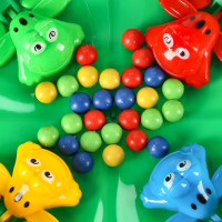 Arkádová hra Hladové žáby pro 4 hráče - zelená