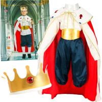 Karnevalový kostým Král - velikost M