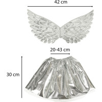 Karnevalový kostým Jednorožec - stříbrný