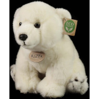 Rappa Plyšový medvěd lední 28 cm ECO-FRIENDLY
