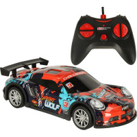 RC sportovní auto modré/červené