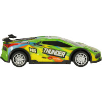 RC sportovní auto s LED světly - zelené