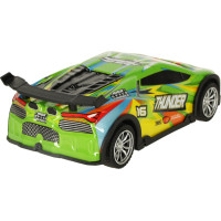 RC sportovní auto s LED světly - zelené
