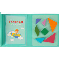 Dřevěný magnetický tangram
