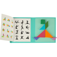 Dřevěný magnetický tangram