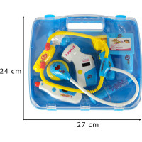 Doktorský set v kufříku DOKTOR se zvuky a světlem - modrý