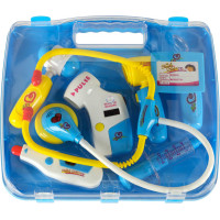 Doktorský set v kufříku DOKTOR se zvuky a světlem - modrý
