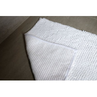 Aqualine CHENILL koupelnová předložka 50x80cm, 100% polyester, bílá CH2011