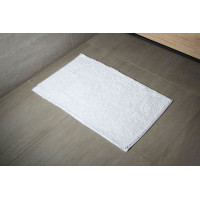 Aqualine CHENILL koupelnová předložka 50x80cm, 100% polyester, bílá CH2011
