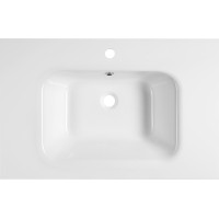 Sapho ARECA umyvadlo, litý mramor, 81x51, 5cm, bílá AC081