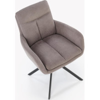 Jídelní otočné křesílko AIDEN - šedé