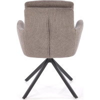 Jídelní otočné křesílko AIDEN - šedé