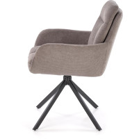 Jídelní otočné křesílko AIDEN - šedé