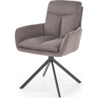 Jídelní otočné křesílko AIDEN - šedé