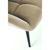 Křeslo ORION - čalouněné - béžové/černé