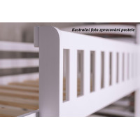 Dětská Montessori postel z masivu borovice ALICE - 200x140 cm - PŘÍRODNÍ