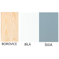 Dětská postel z masivu MAKI - 160x80 cm