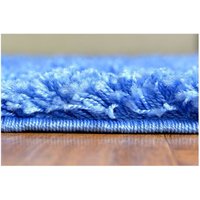 Moderní kusový koberec SHAGGY COLOR - světle modrý