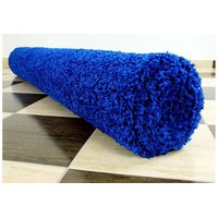Moderní kusový koberec SHAGGY COLOR - tmavě modrý