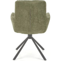 Jídelní otočné křesílko HAYES - olivově zelené