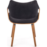 Jídelní židle KIA - černá/ořech