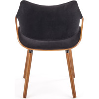 Jídelní židle KIA - černá/ořech