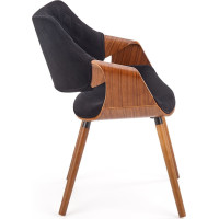 Jídelní židle KIA - černá/ořech