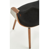 Jídelní židle KIA - černá/ořech