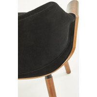 Jídelní židle KIA - černá/ořech