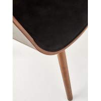 Jídelní židle KIA - černá/ořech