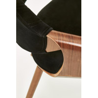 Jídelní židle KIA - černá/ořech