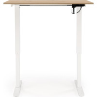 Psací stůl KEVIN s nastavitelnou výškou - dub artisan/černý