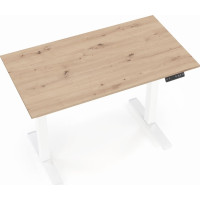 Psací stůl KEVIN s nastavitelnou výškou - dub artisan/černý